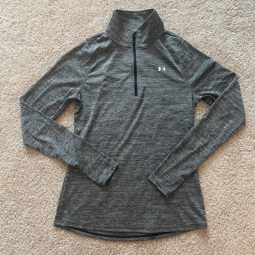 Under Armour Small Grey 1/4 or 1/2 Zip